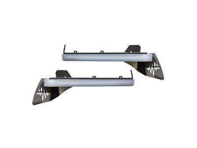 Quake LED Tempest Slim DRL Fender Chop Kit with Sequential Switchback Turn Signal and Side Marker Lights (18-25 Jeep Wrangler JL Sahara)