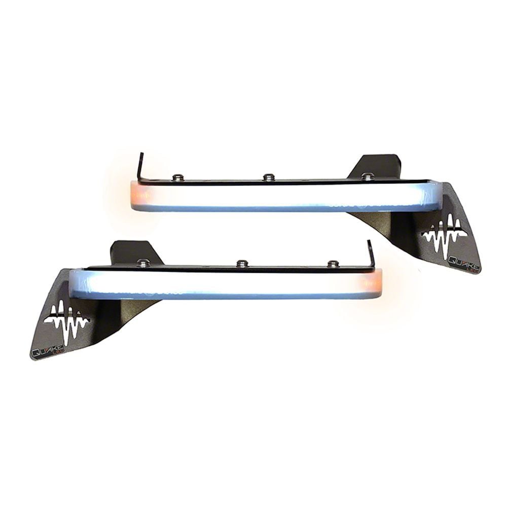 Quake LED Jeep Wrangler Tempest Sport Slim DRL Fender Chop Kit