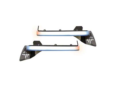 Quake LED Tempest Sport Slim DRL Fender Chop Kit with Sequential Turn Signal and Side Marker Lights (18-25 Jeep Wrangler JL Sport, Sport S)
