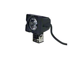 Quake LED 2-Inch Quantum Series Square Auxiliary Light; 10-Watt; Spot Beam (Universal; Some Adaptation May Be Required)