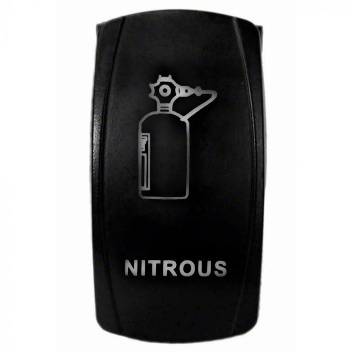 Quake LED 2Way Nitrous Rocker Switch; White QRS325 (Universal