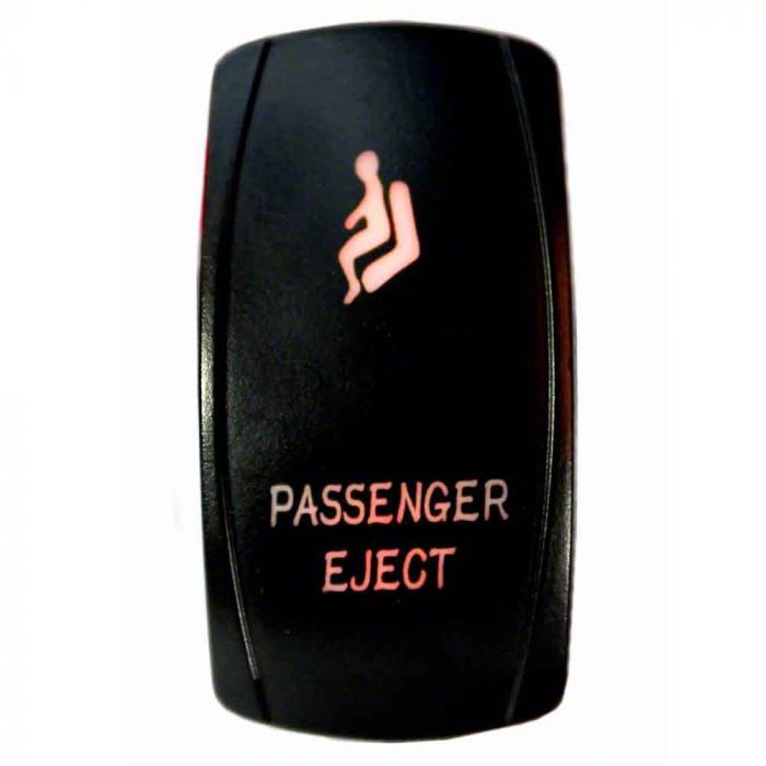 Quake LED Tacoma 2-Way Passenger Eject Rocker Switch; Red QRS296 ...