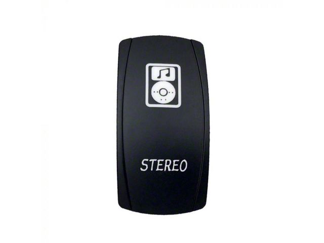 Quake LED Tacoma 2-Way Stereo Rocker Switch; White QRS683 (Universal ...