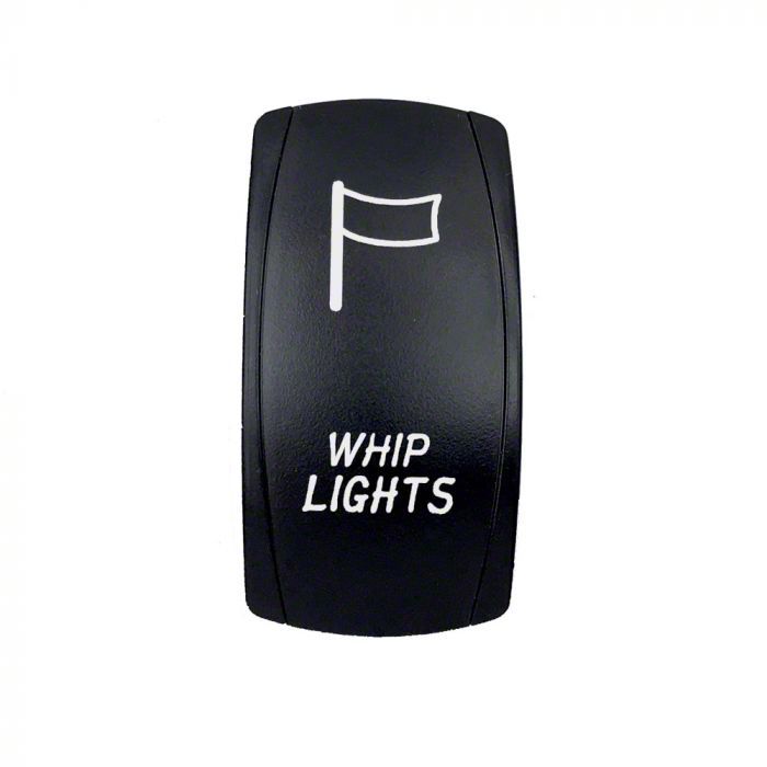 Quake LED Titan 2-Way Whip Lights Rocker Switch; White QRS691 ...