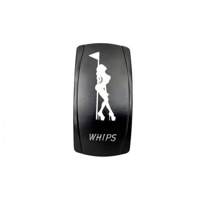 Quake LED Titan 2-Way Whips Rocker Switch; White QRS711 (Universal ...