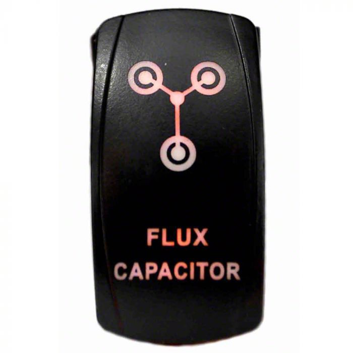 Quake LED Tundra 2-Way Flux Capacitor Rocker Switch; Red QRS292 ...