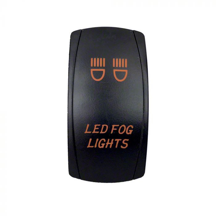 Quake LED Tundra 2-Way LED Fog Lights Rocker Switch; Amber QRS614 ...