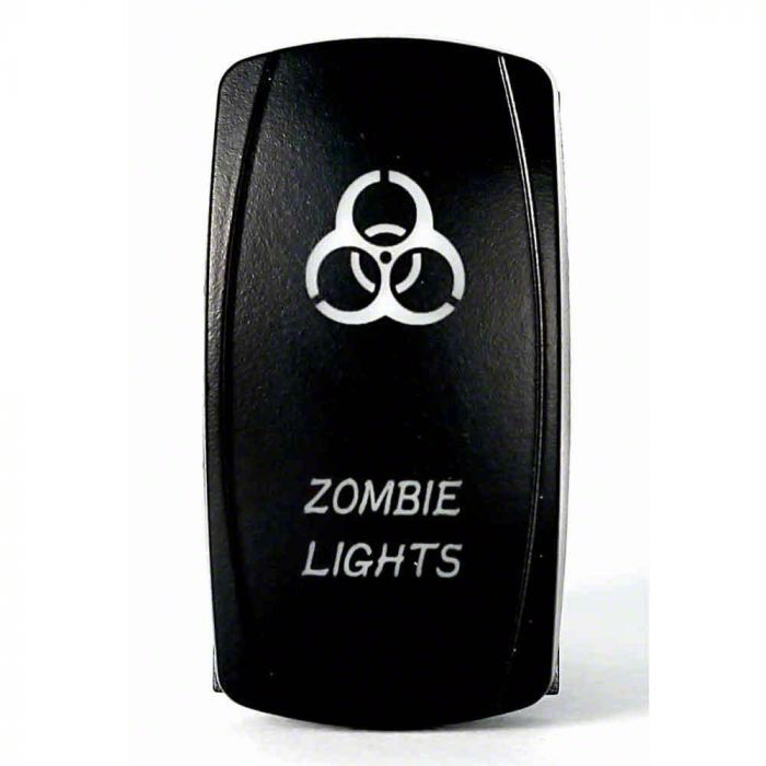 Quake LED Tundra 2-Way Zombie Rocker Switch; Green QRS314 (Universal ...