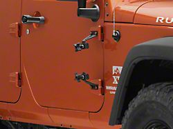 RedRock Hi-Lift Jack Door Hinge Mounting Brackets (07-18 Jeep Wrangler JK)