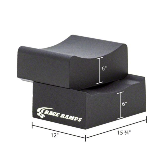 Race Ramps Universal XT 2-Piece Multi-Purpose Wheel Cribs; 12-Inch ...