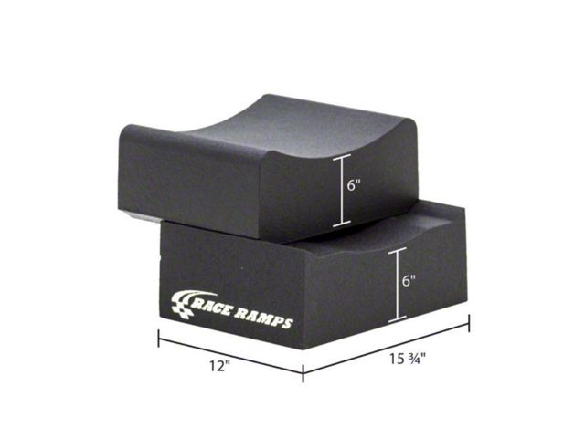 Race Ramps Universal XT 2-Piece Multi-Purpose Wheel Cribs; 12-Inch ...