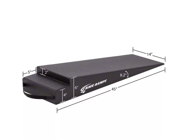 Race Ramps Universal XT H Trailer Ramps; 8.20-Degree Approach Angle; 6 ...