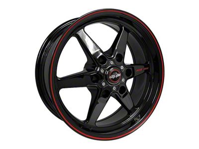 Race Star 93 Truck Star Gloss Black 6-Lug Wheel; 17x9.5; 25mm Offset (25-26 4Runner)