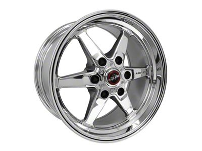 Race Star 93 Truck Star Chrome 6-Lug Wheel; 17x9.5; 22mm Offset (22-25 Bronco Raptor)