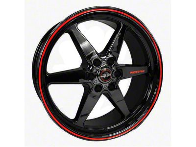 Race Star 93 Truck Star Gloss Black 6-Lug Wheel; 18x9.5; 28mm Offset (21-25 Bronco, Excluding Raptor)