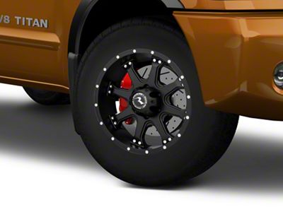 Raceline Assault Black 6-Lug Wheel; 18x9; 25mm Offset (04-15 Titan)