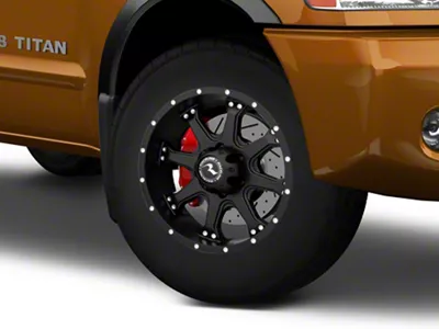Raceline Assault Black 6-Lug Wheel; 18x9; -6mm Offset (04-15 Titan)