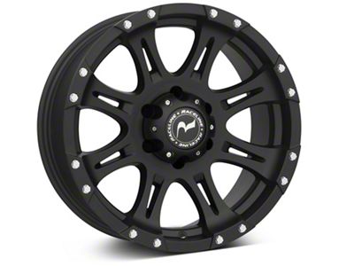 Raceline Raptor Black 6-Lug Wheel; 18x9; -6mm Offset (04-15 Titan)