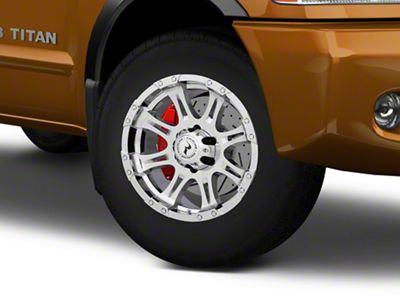 Raceline Raptor Chrome 6-Lug Wheel; 18x9; -6mm Offset (04-15 Titan)