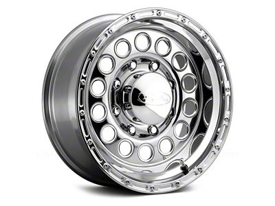 Raceline Rock Crusher Polished 6-Lug Wheel; 17x9; 0mm Offset (05-15 Tacoma)