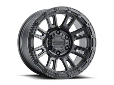 Raceline Compass Satin Black 5-Lug Wheel; 17x8.5; 0mm Offset (07-13 Tundra)