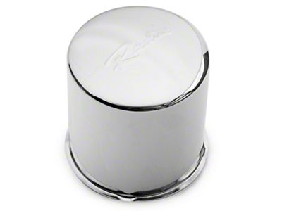 Raceline 5x4.5 and 5x5 Steel Push Through Cap; Chrome