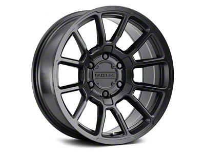 Raceline Gauge Satin Black 6-Lug Wheel; 18x9; 18mm Offset (22-25 Bronco Raptor)