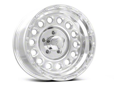 Raceline 887 Rockcrusher Polished Wheel; 15x8; -32mm Offset (84-01 Jeep Cherokee XJ)