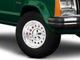 Raceline 887 Rockcrusher Polished Wheel; 15x8; -32mm Offset (84-01 Jeep Cherokee XJ)