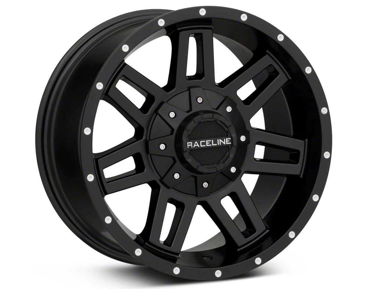 Raceline Jeep Cherokee Injector Black Wheel; 17x8.5 931B78596+18 (84