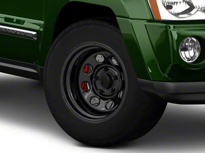 Raceline 81B Soft 8 Black Wheel; 17x9; 0mm Offset (05-10 Jeep Grand Cherokee WK, Excluding SRT8)