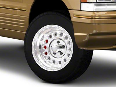 Raceline 887 Rockcrusher Polished Wheel; 15x8; -32mm Offset (93-98 Jeep Grand Cherokee ZJ)