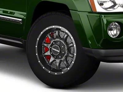 Raceline Shift Black Wheel; 17x8.5; 18mm Offset (05-10 Jeep Grand Cherokee WK, Excluding SRT8)