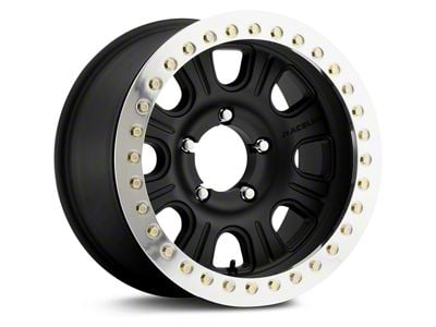 Raceline AL Monster True Beadlock Machined and Polished Wheel; 17x8.5; -25mm Offset (99-04 Jeep Grand Cherokee WJ)