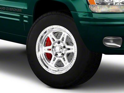 Raceline Renegade Polished Wheel; 17x9; 0mm Offset (99-04 Jeep Grand Cherokee WJ)