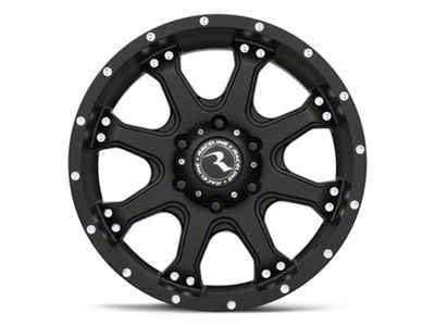 Raceline Assault Black 6-Lug Wheel; 18x9; -6mm Offset (17-24 Titan)