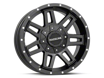 Raceline Injector Black 6-Lug Wheel; 20x9; 0mm Offset (17-24 Titan)