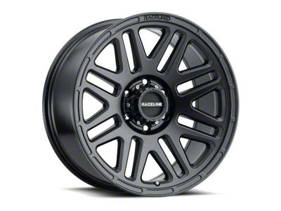 Raceline Outlander Gloss Black 6-Lug Wheel; 18x9; 12mm Offset (17-24 Titan)