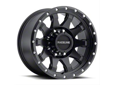 Raceline Clutch Matte Black 6-Lug Wheel; 20x9; 18mm Offset (22-25 Tundra)