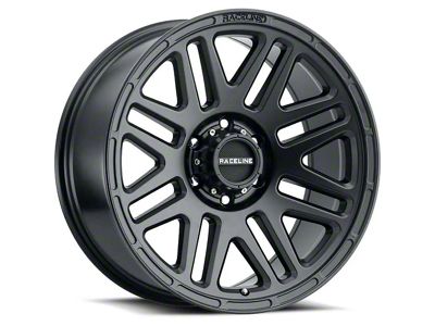 Raceline Outlander Gloss Black 6-Lug Wheel; 18x9; -12mm Offset (22-25 Tundra)