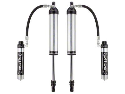 Radflo OE Replacement 2.5 Front Shock with Remote Reservoir and Compression Adjuster for 4.50-Inch Lift (20-25 Jeep Gladiator JT)