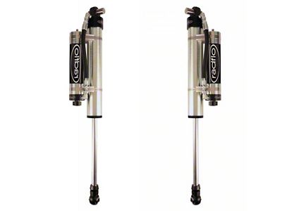 Radflo OE Replacement 2.5 Rear Shock with Remote Reservoir and Compression Adjuster for 4.50-Inch Lift (20-25 Jeep Gladiator JT)