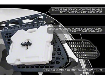 Rago Fabrication E-MSP Panels for Sherpa Racks; Driver Side (10-24 4Runner)