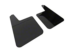 Rally Armor Universal UR Plus Black Mud Flaps with Metallic Black Logo; Front or Rear (Universal; Some Adaptation May Be Required)