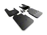 Rally Armor Black Mud Flaps with Army Green Logo; Front and Rear (16-23 Tacoma)