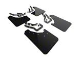 Rally Armor UR Mud Flaps with Metallic Black Logo; Front and Rear (24-26 Tacoma)