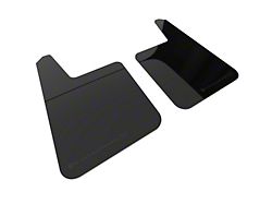 Rally Armor Universal UR Plus Black Mud Flaps with Metallic Black Logo; Front or Rear (Universal; Some Adaptation May Be Required)
