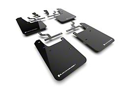 Rally Armor UR Mud Flaps with White Logo; Front and Rear (22-25 Tundra)