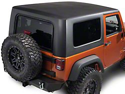One-Piece Hard Top; Black (07-18 Jeep Wrangler JK 2-Door)
