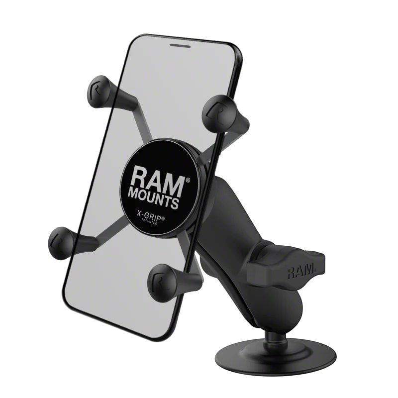 RAM Mounts Jeep Wrangler X-Grip Phone Mount with Flex Adhesive 